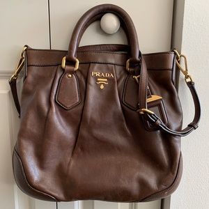 Prada Small Vitello Shopper